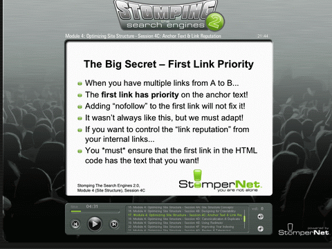 Pierwszy link wg Stomper Net